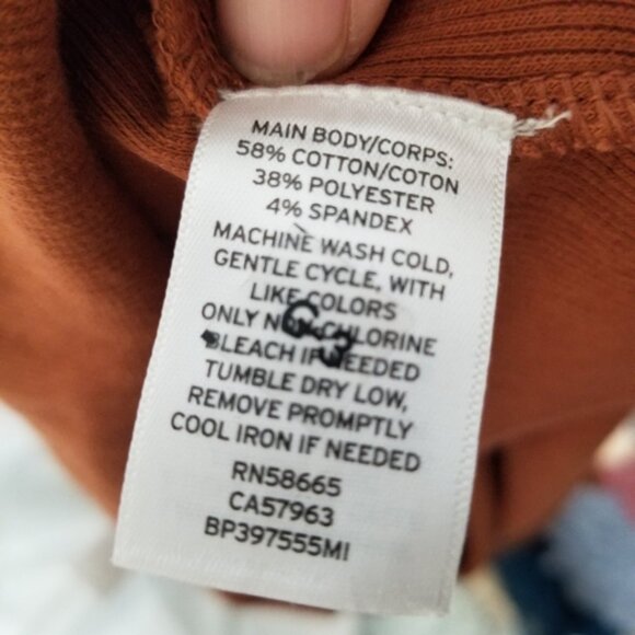 NWOT bp ribbed knit v neckline thong bodysuit - Picture 8 of 9